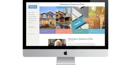 Tracy Kwapis - home page on screen