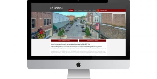 Schwarz - home page on different smart screens
