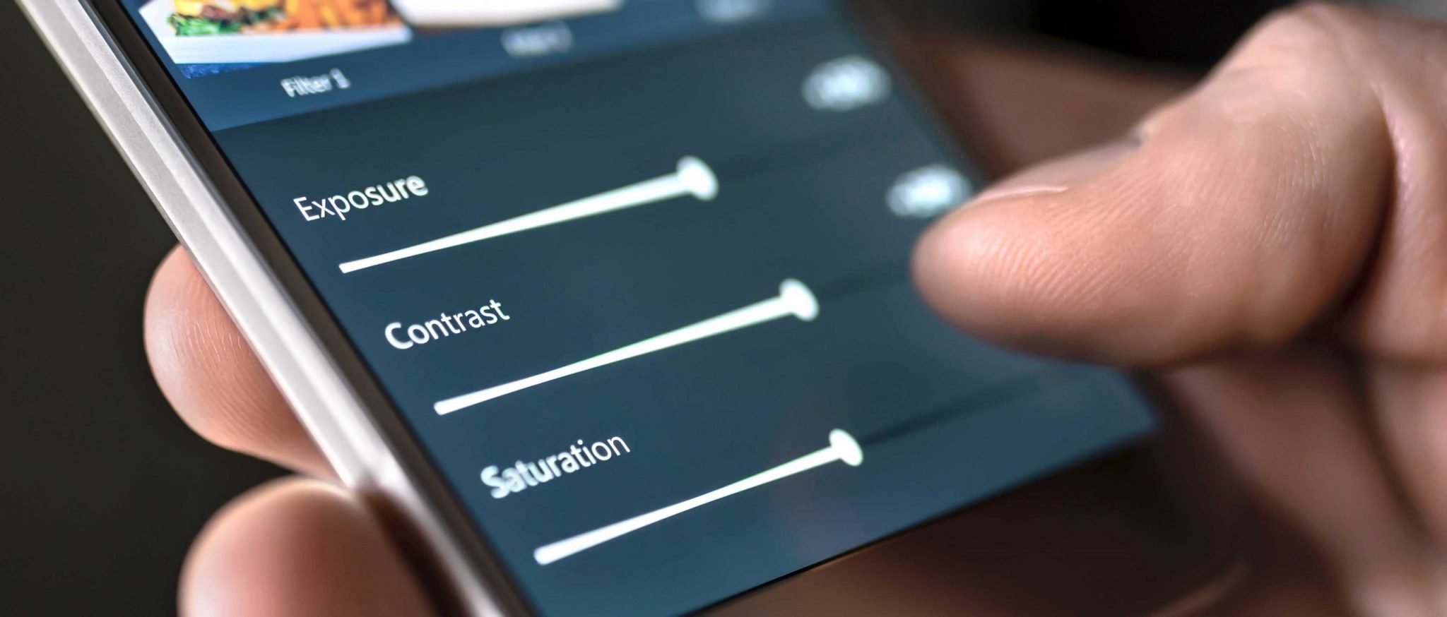 smartphone photo filter options