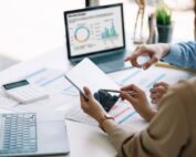 Marketers analyzing data