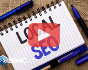 Notebook on table with words Local SEO